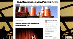 Desktop Screenshot of nc-construction-law.com